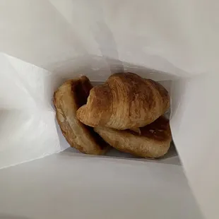 I wish you could smell the inside of this bag full of warm fresh pastries.