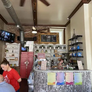 Coffee bar and cashier