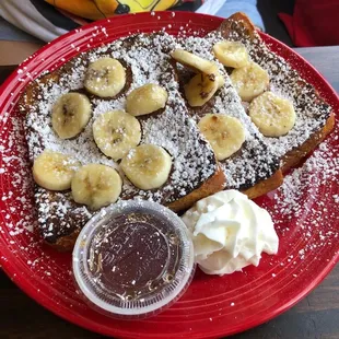 Hazelnut stuff French Toast