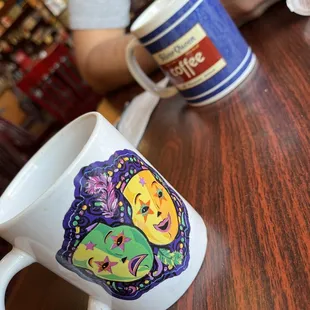 Different coffee mugs