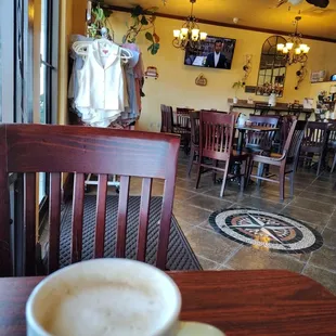 Latte and cafe