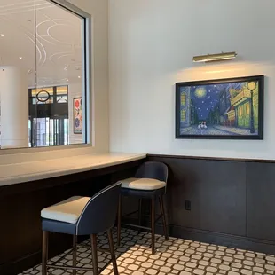 interior, sushi and sashimi