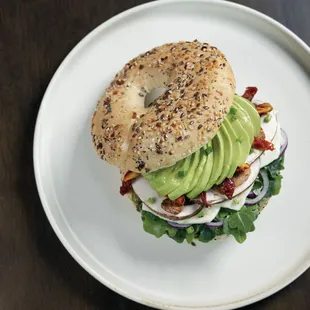 bagels, bagel, food
