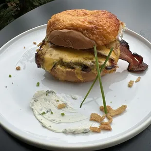 Roast Beef Bagel Sandwich