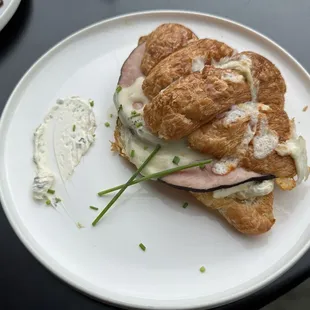 Cheese Crossiant Sandwich