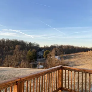 the view from the deck