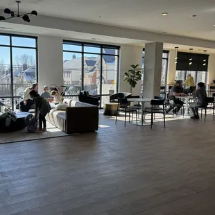 Open seating shared w Indie Roasters