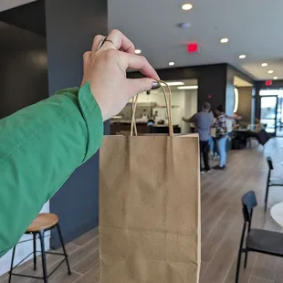 A little brown bag of baked goodies!