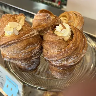 pastries on display