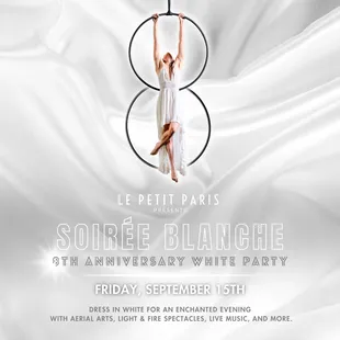 Get ready for an evening of magic as we mark eight incredible years with an unforgettable White Party! lepetitparisla.com/8th-anniversary