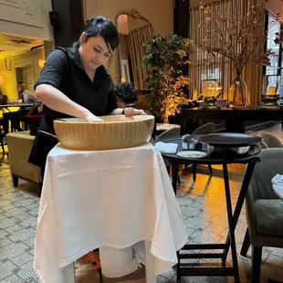 Cognac Flambed Truffle Pasta Dinner