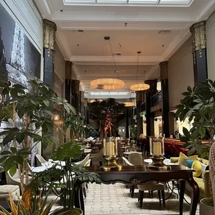 This is near the entrance, where the host is located at.