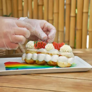 ‍ Taste the rainbow. Literally. ‍ 

This month, Le Petit Paris is celebrating Pride with a fantastic new dessert.