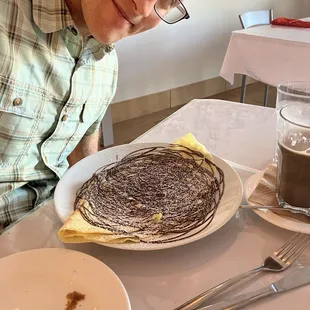 NUTELLA crepe.