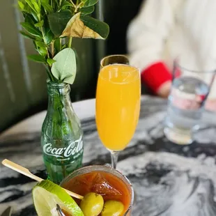 NYE Bloody Mary + Bellini
