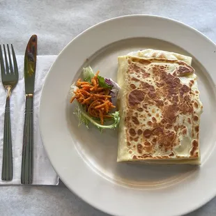 Chicken Cheddar Crepe