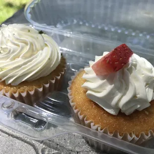 Key Lime and Strawberry Shortcake