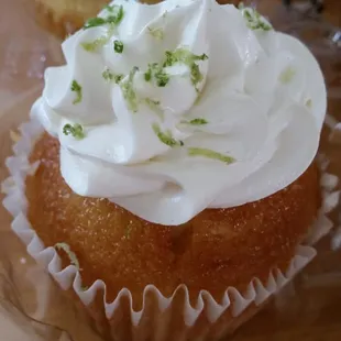 Key lime cupcake