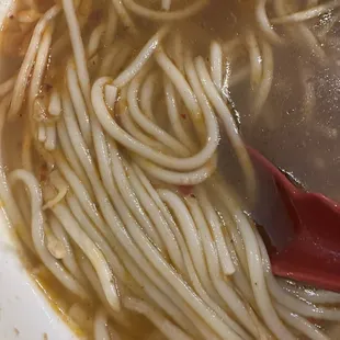 Noodles were not Vermicelli, these tasted and looked like spaghetti noodles