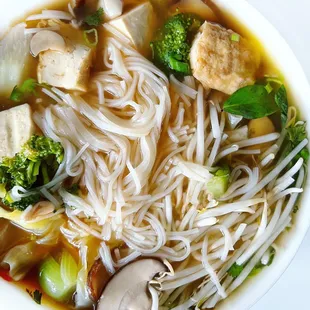 7. Pho Chay (Tofu and Vegetable Pho) - Vegan