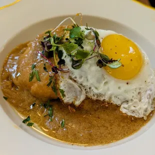 March 16, 2024; Biscuits &amp; Oxtail Gravy ($12).