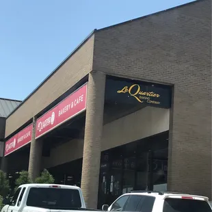 View from the parking lot