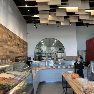 the interior of the restaurant