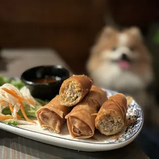 Chả Giò Thịt: Egg rolls w/ pork, taro, carrot | 3 pc-$12.25