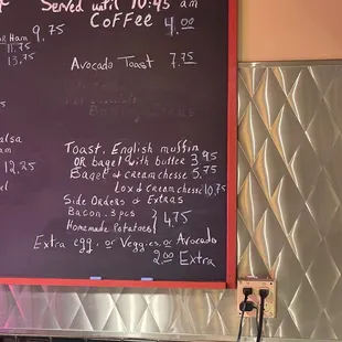 Menu w/ current prices 1-2025