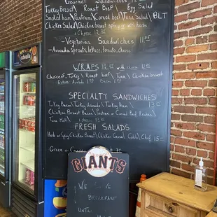Menu and pricing