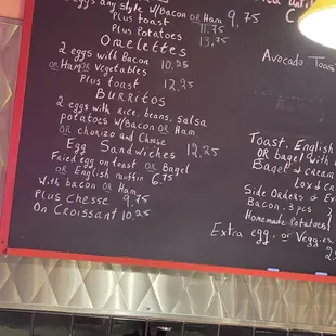 Menu w/ current prices 1-2025