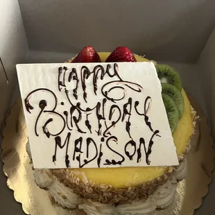 Lemon Cake, custom order