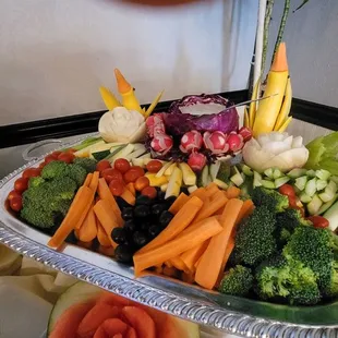 Grand Opening!  Manny loves classy presentations.