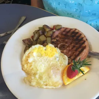 Ham Eggs Benedict Breakfast