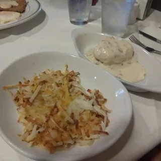 2 Biscuits and Gravy Breakfast