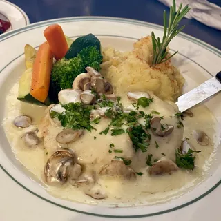 Champagne Chicken Dinner