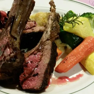 Grilled Rack of Lamb Dinner