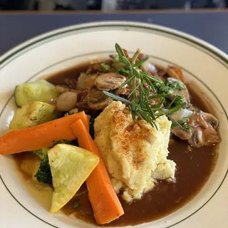 Chicken Coq Au Vin Lunch