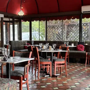 the interior of a restaurant