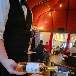 Haut Sauternes Roumieu 2020 to pair with the Foie Gras Grillé.