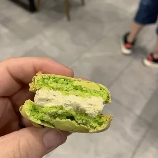 Pistachio macaron was delicious
