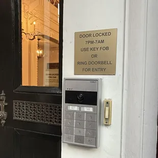 Info posted on front door entrance (pic taken 09/27/2024)