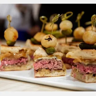 French onion soup burger