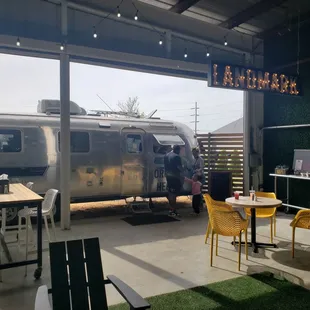 They're in the trailer out back!