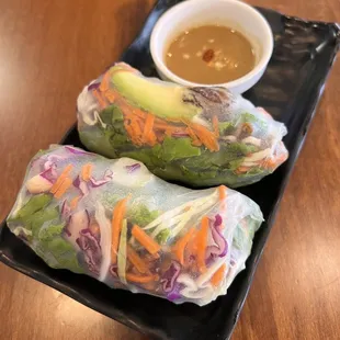 Keto Friendly Grilled Pork Spring Roll