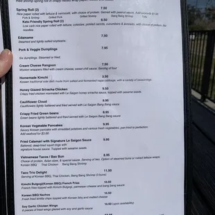 Appetizers Oct 2022
