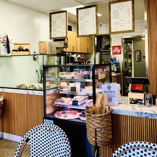 The front of the cafe