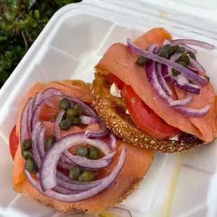 Lox bagel