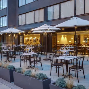 Dine outside on our patio