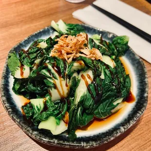 Baby Cabbage with Oyster Sauce